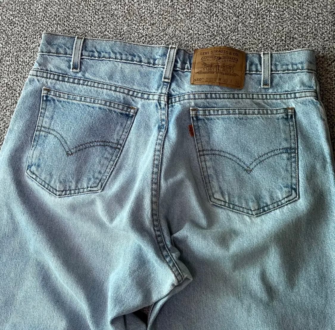 90s 리바이스 550 오렌지탭 릴렉스 테이퍼드 데님 상품이미지3