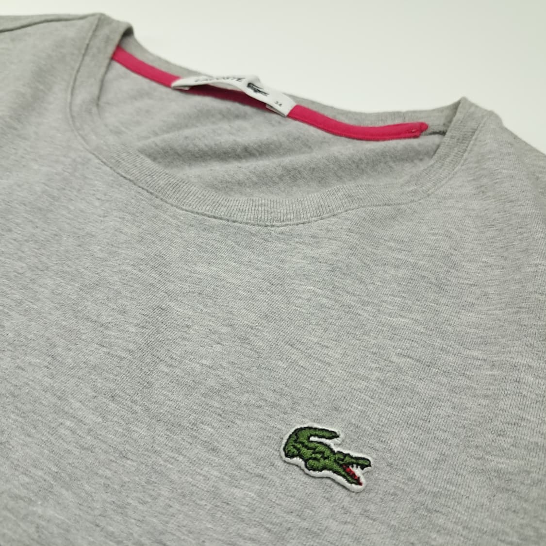CK088 L 라코스테 한국판 그레이 반팔 원피스 상품이미지4