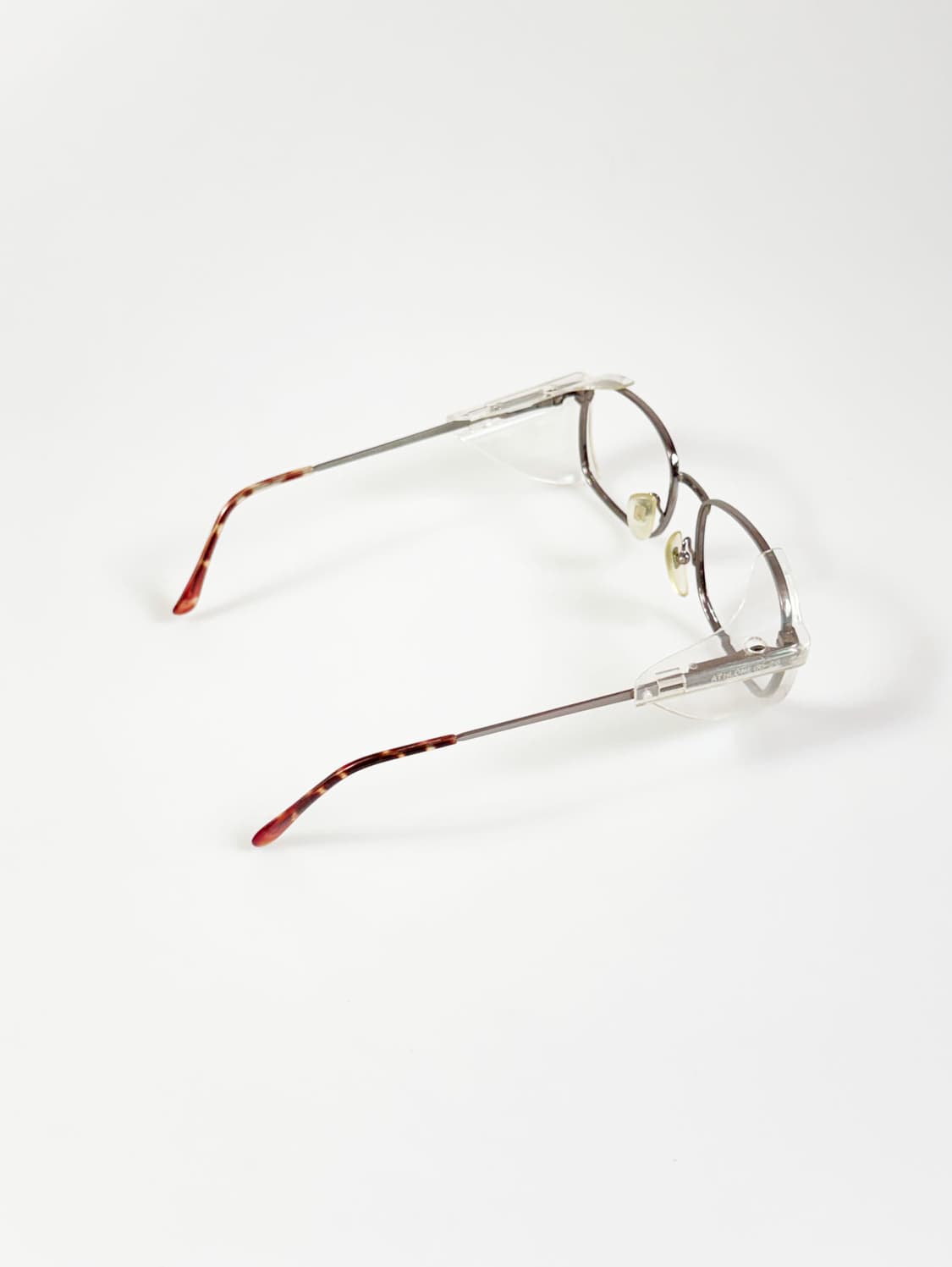 90s 유로피안 건메탈 슬림 스퀘어 쉴드 빈티지 안경 상품이미지4