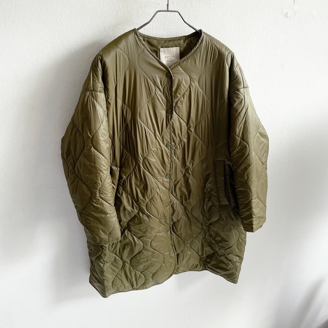 주띠 나일론 퀄팅 코트 상품이미지5