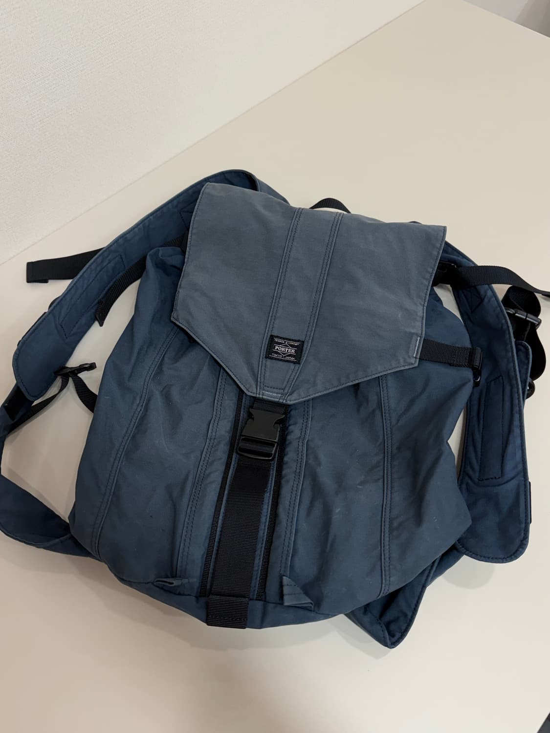 포터 빈티지 백팩 네이비 상품이미지1
