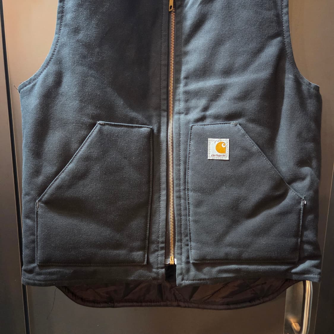 칼하트 워크 베스트 블랙 (S) 상품이미지4