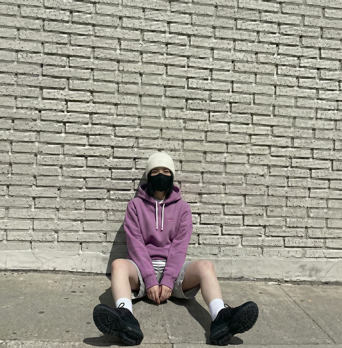 Supreme Box Logo Hoodie (Purple / Made i 상품이미지1