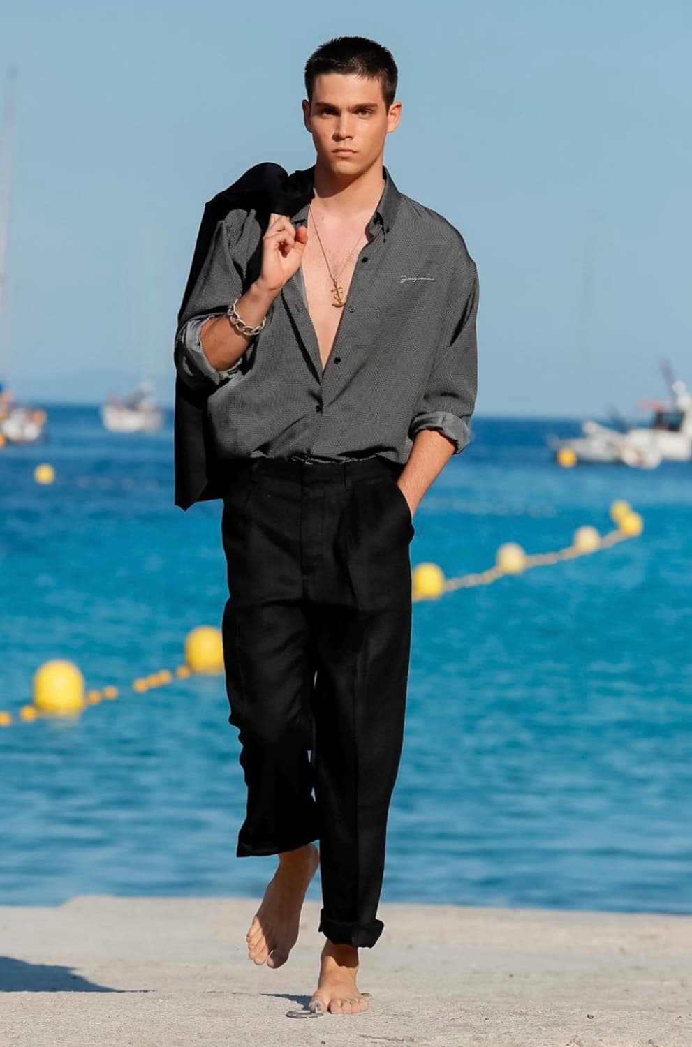 자크뮈스 jacquemus 블랙 슬랙스 팬츠 48 상품이미지6