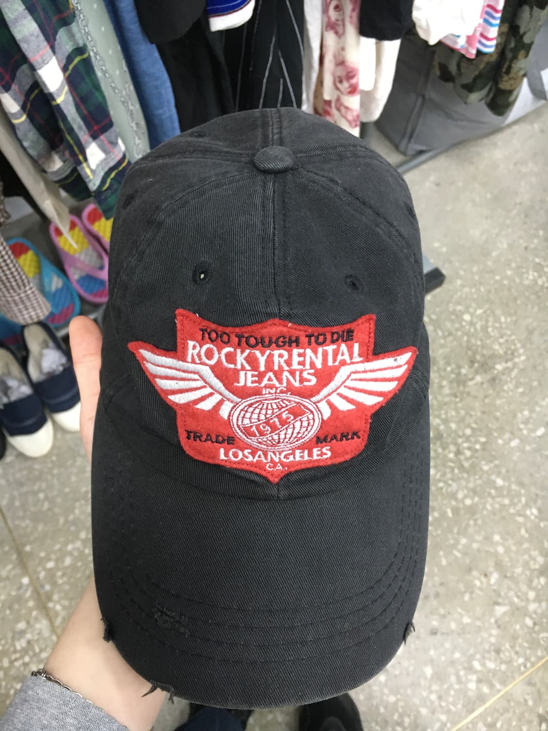 J cap & co y2k 빈티지 데미지 캡 모자 상품이미지1