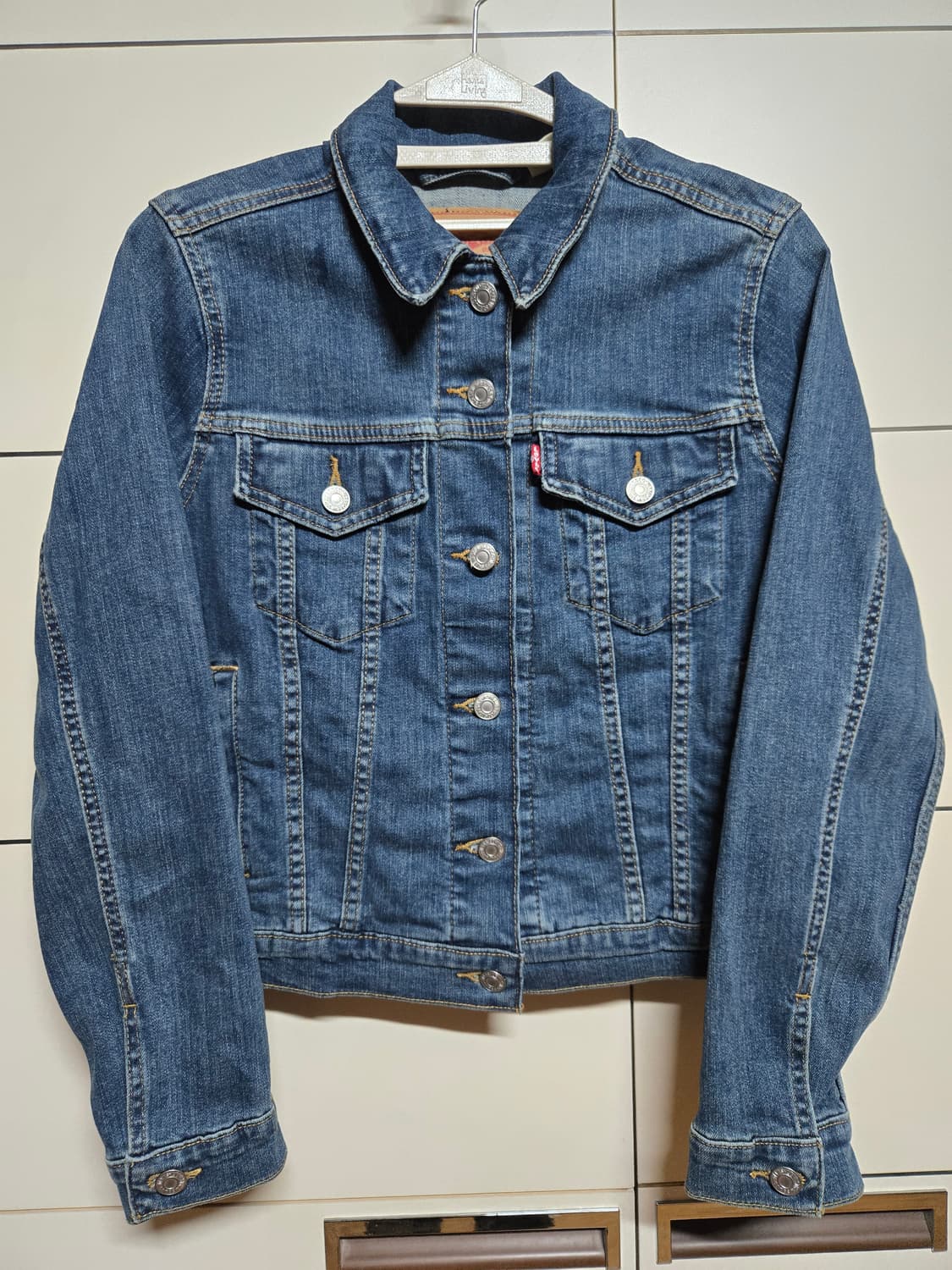 리바이스 여성 데님 청자켓(S사이즈) 상품이미지1