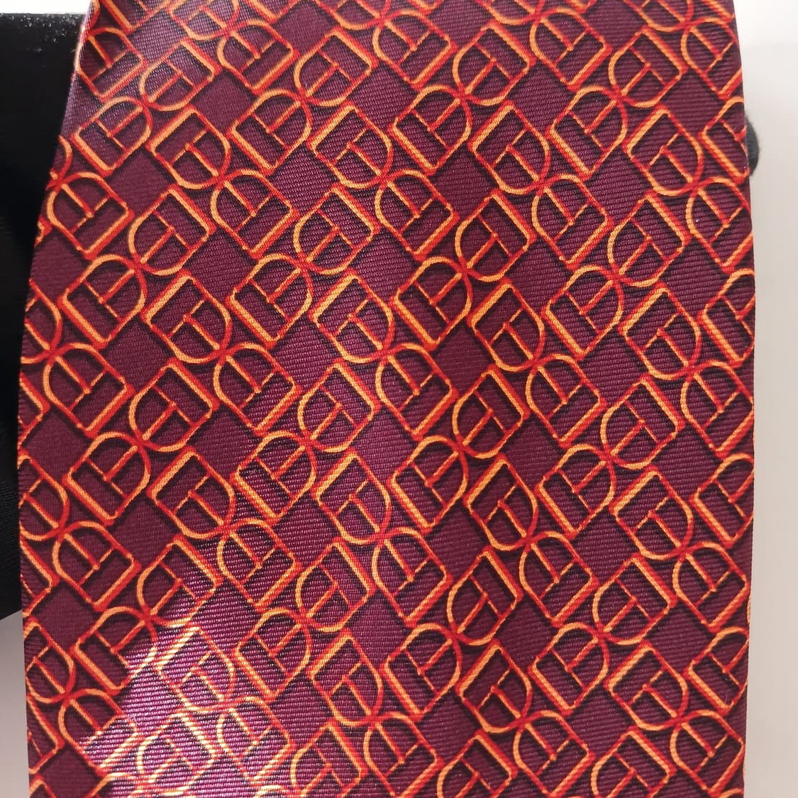 트루사르디 실크 버건디 자카드 넥타이 9.1cm A+등급 A18823
 상품이미지6