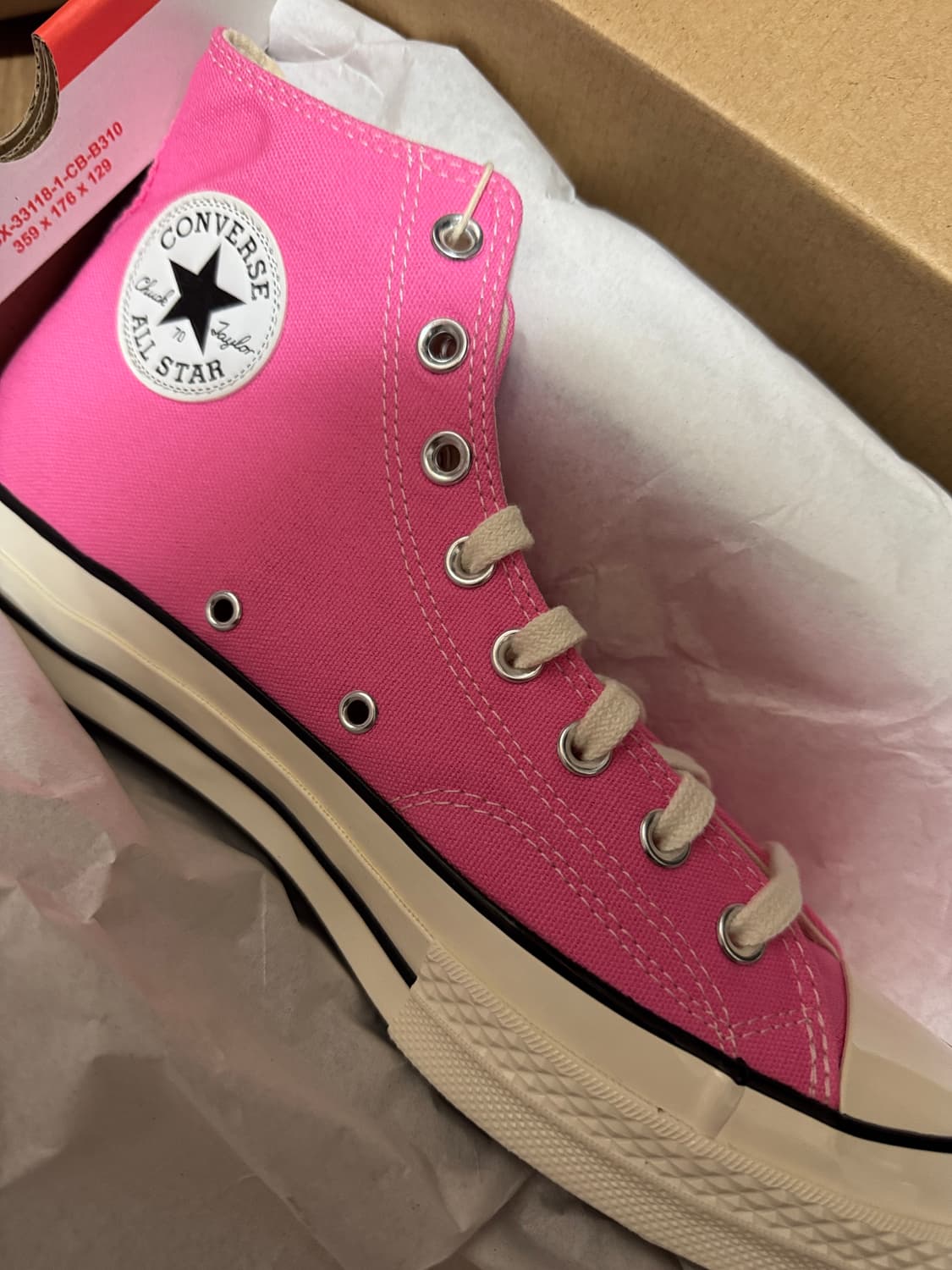 [295] 새상품 컨버스 척70 핑크 a08184c 상품이미지2