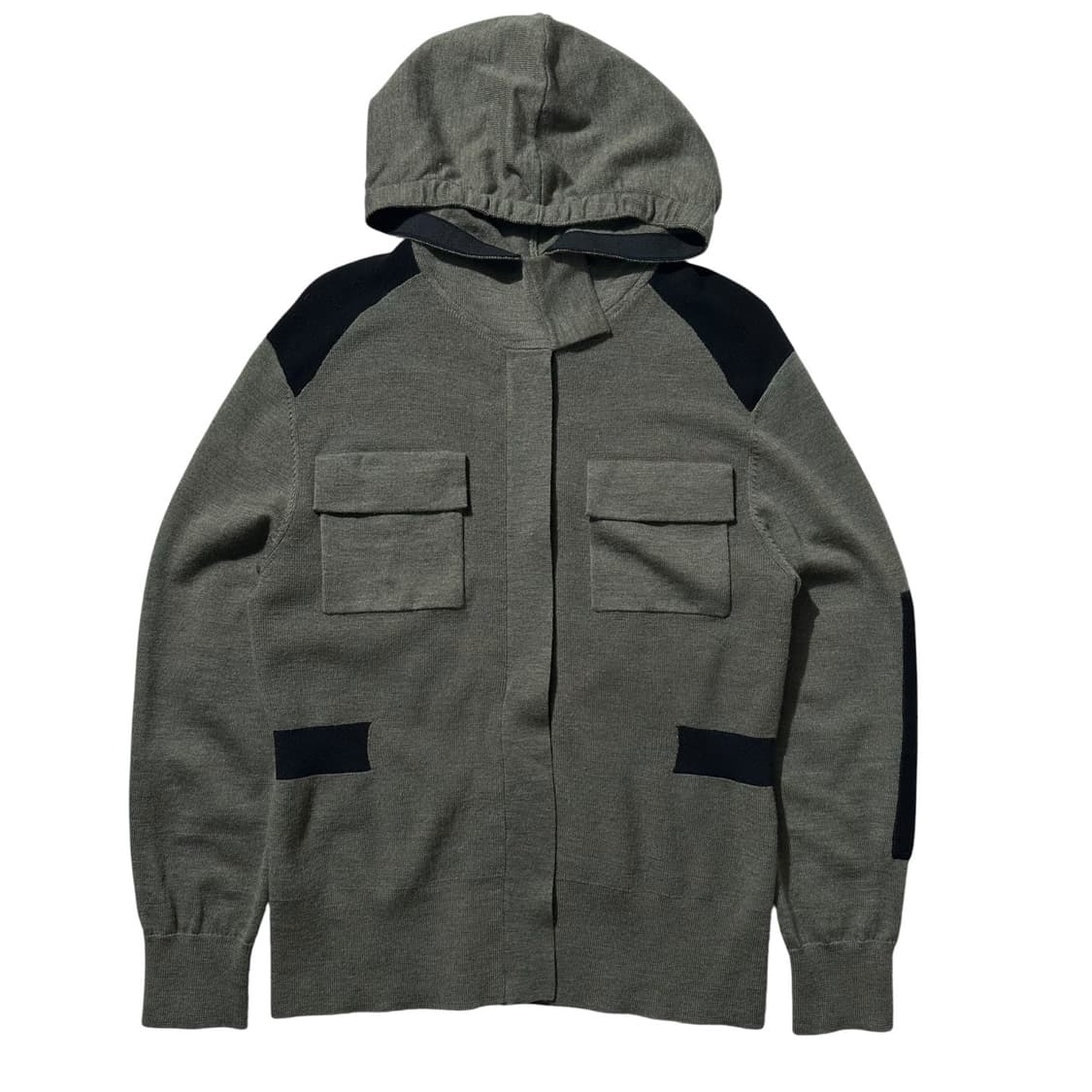 드리스 반 노튼 니트 후드집업 상품이미지2