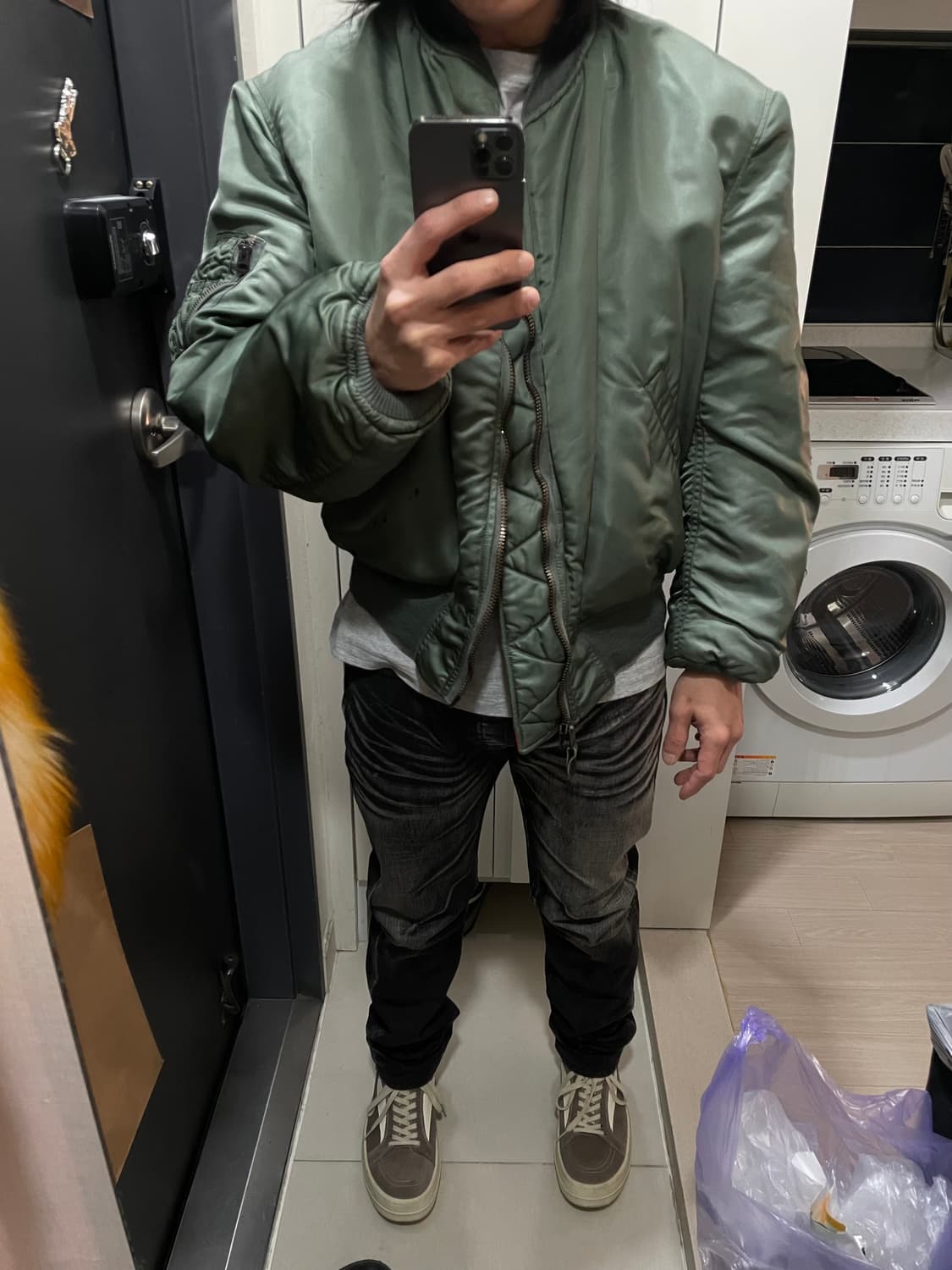 60s 미군 오리지날 ma-1 봄버 XL 상품이미지10