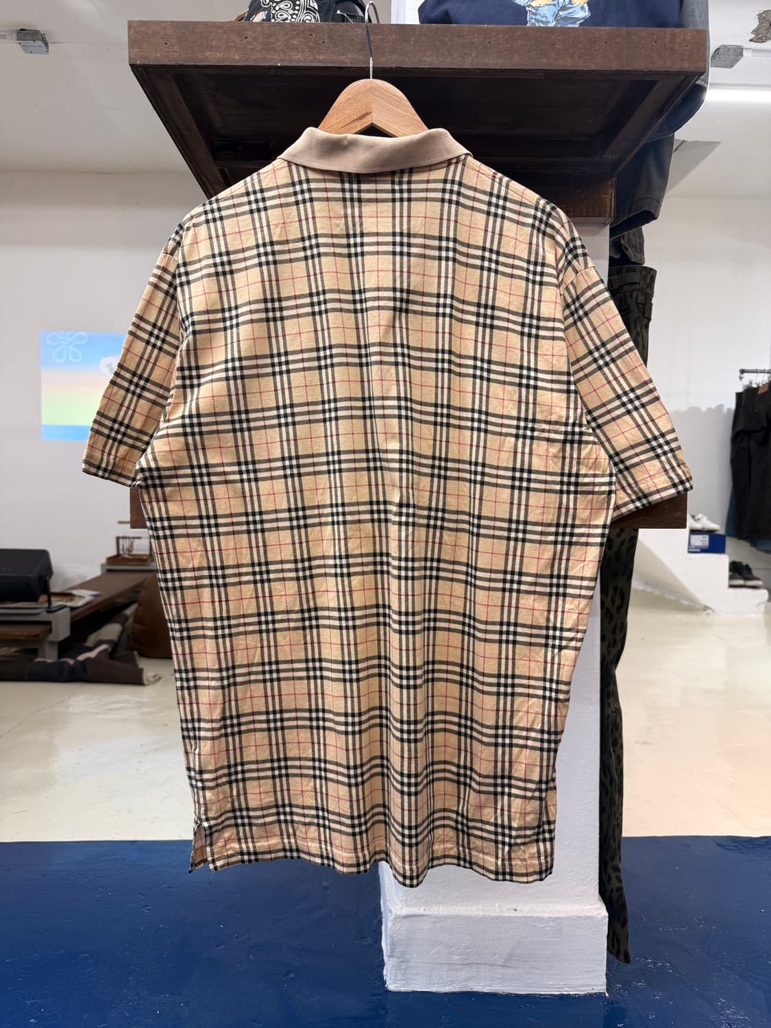 Burberry 버버리 노바체크 반팔 카라티 상품이미지6