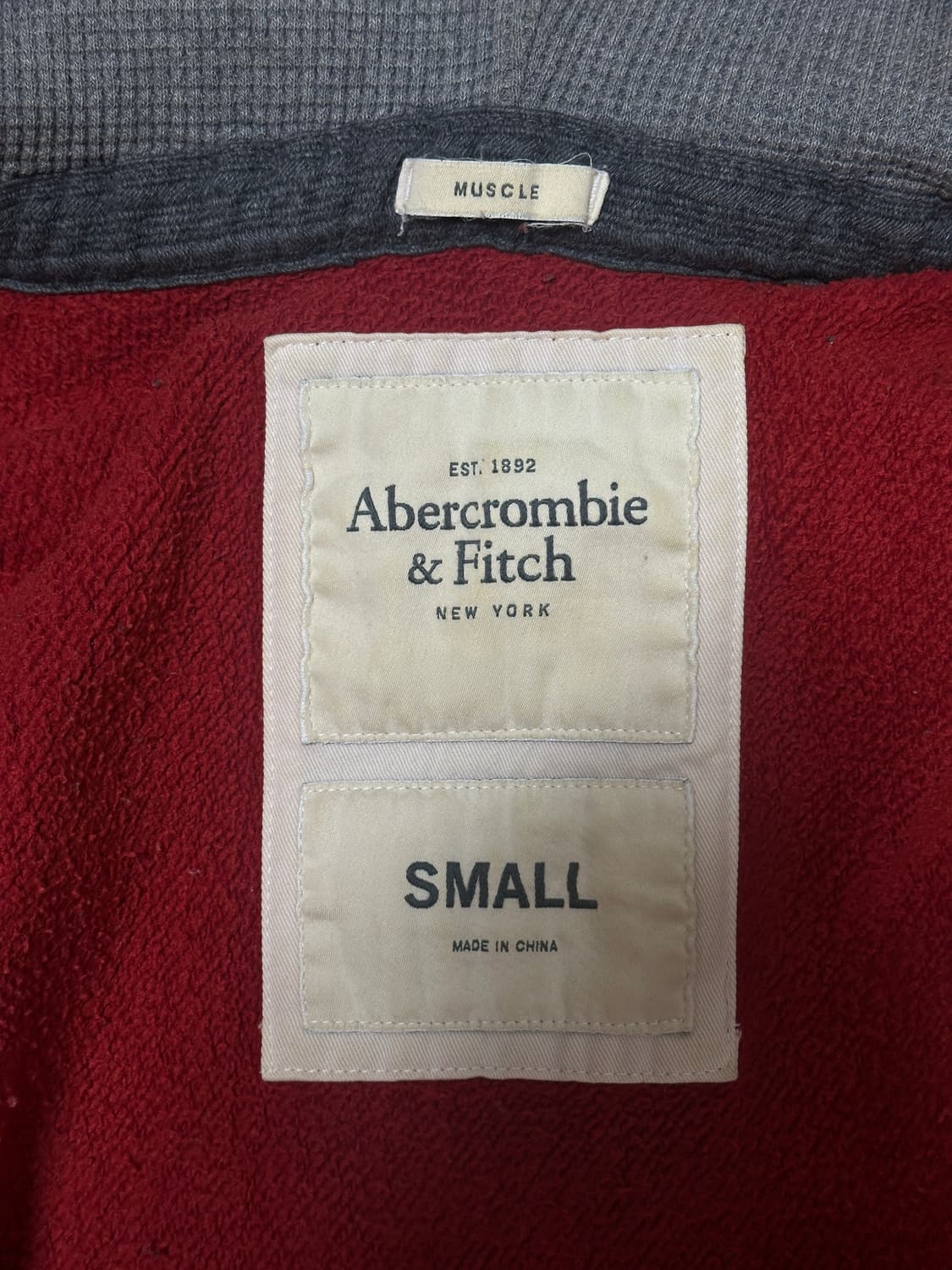 양홍원 아베 후드집업 레드 머슬 상품이미지4