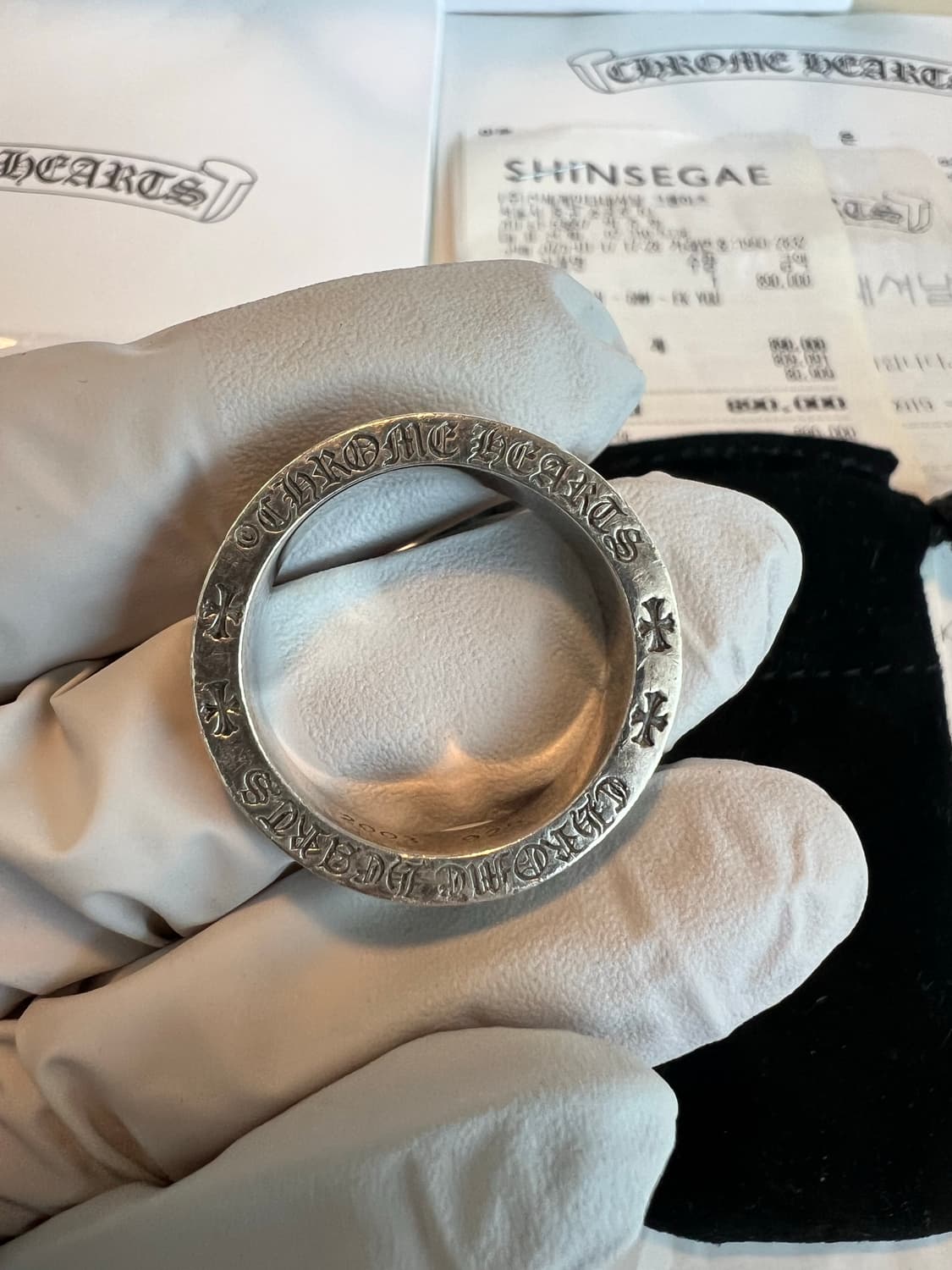 [us11.5] 크롬하츠 퍽유링 상품이미지2