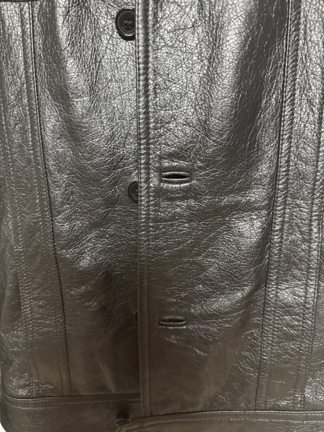 생로랑 14FW 에디 레더 트래퍼 자켓 44사이즈 상품이미지5