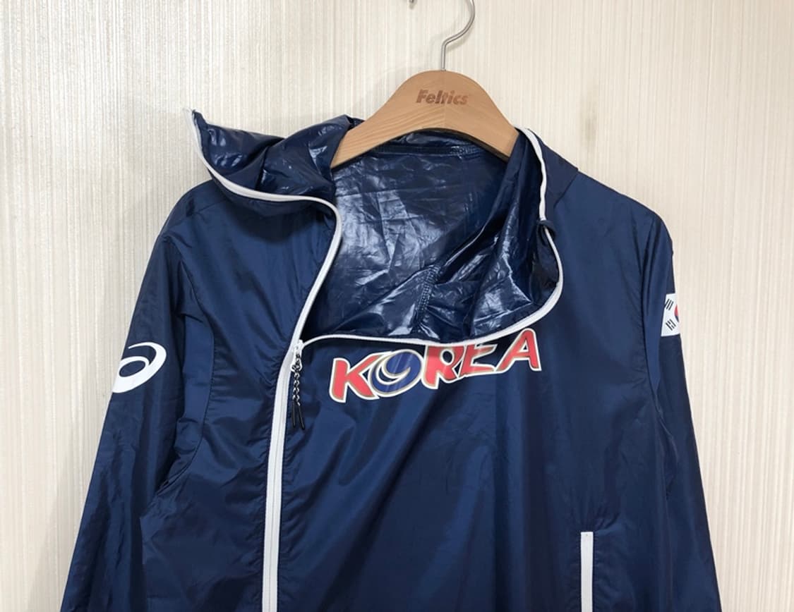 아식스국대 국대KOREA 육상국가대표 윈드자켓/러닝자켓 M 상품이미지5