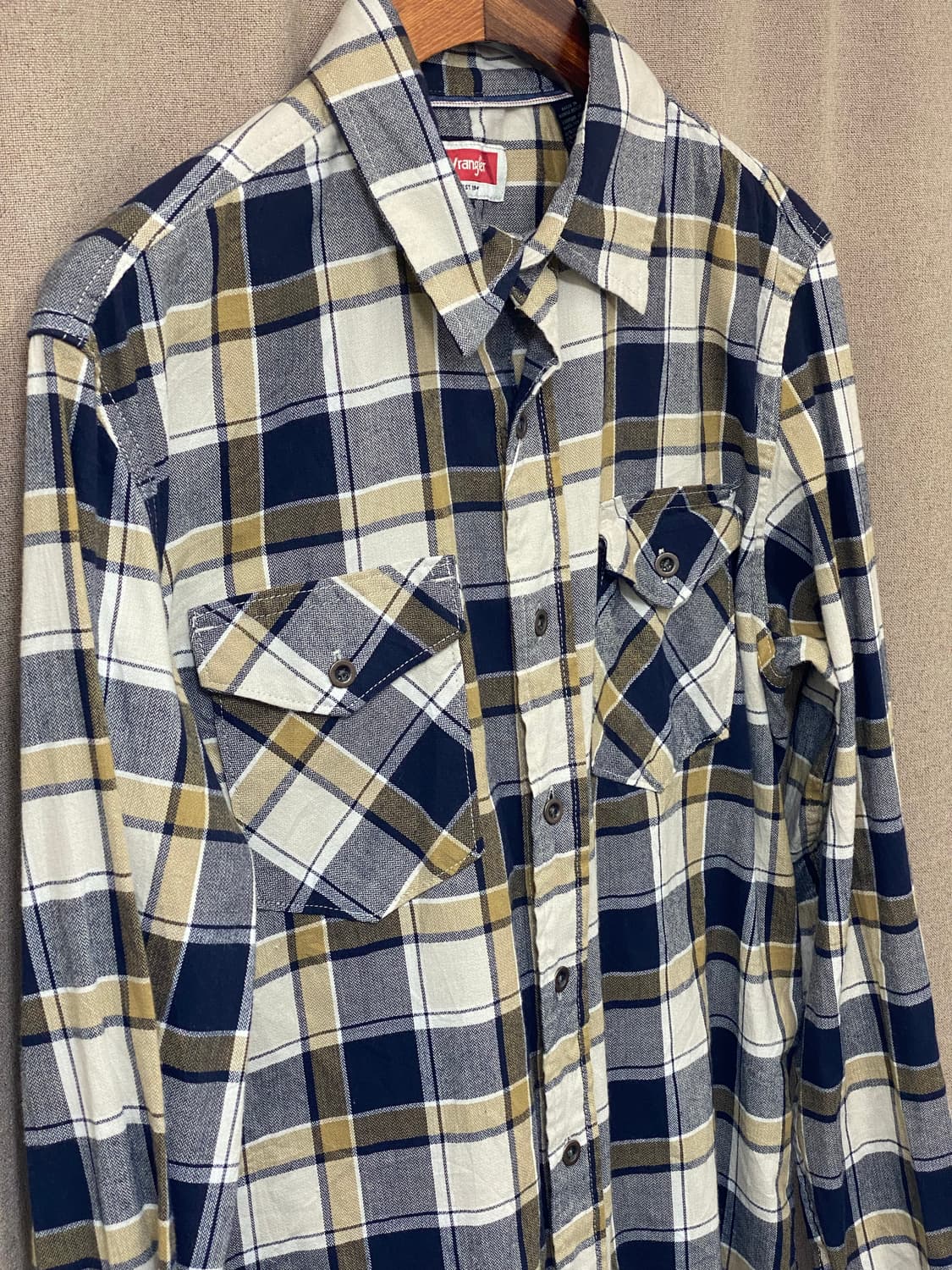 랭글러 체크 셔츠 상품이미지2