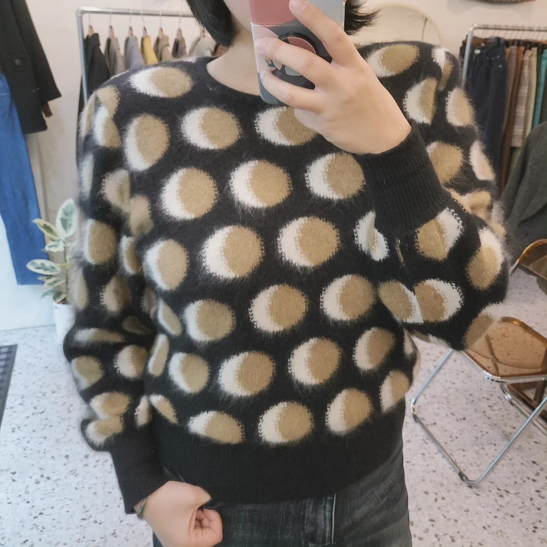 Chamois 앙고라울 도트 니트 상품이미지9