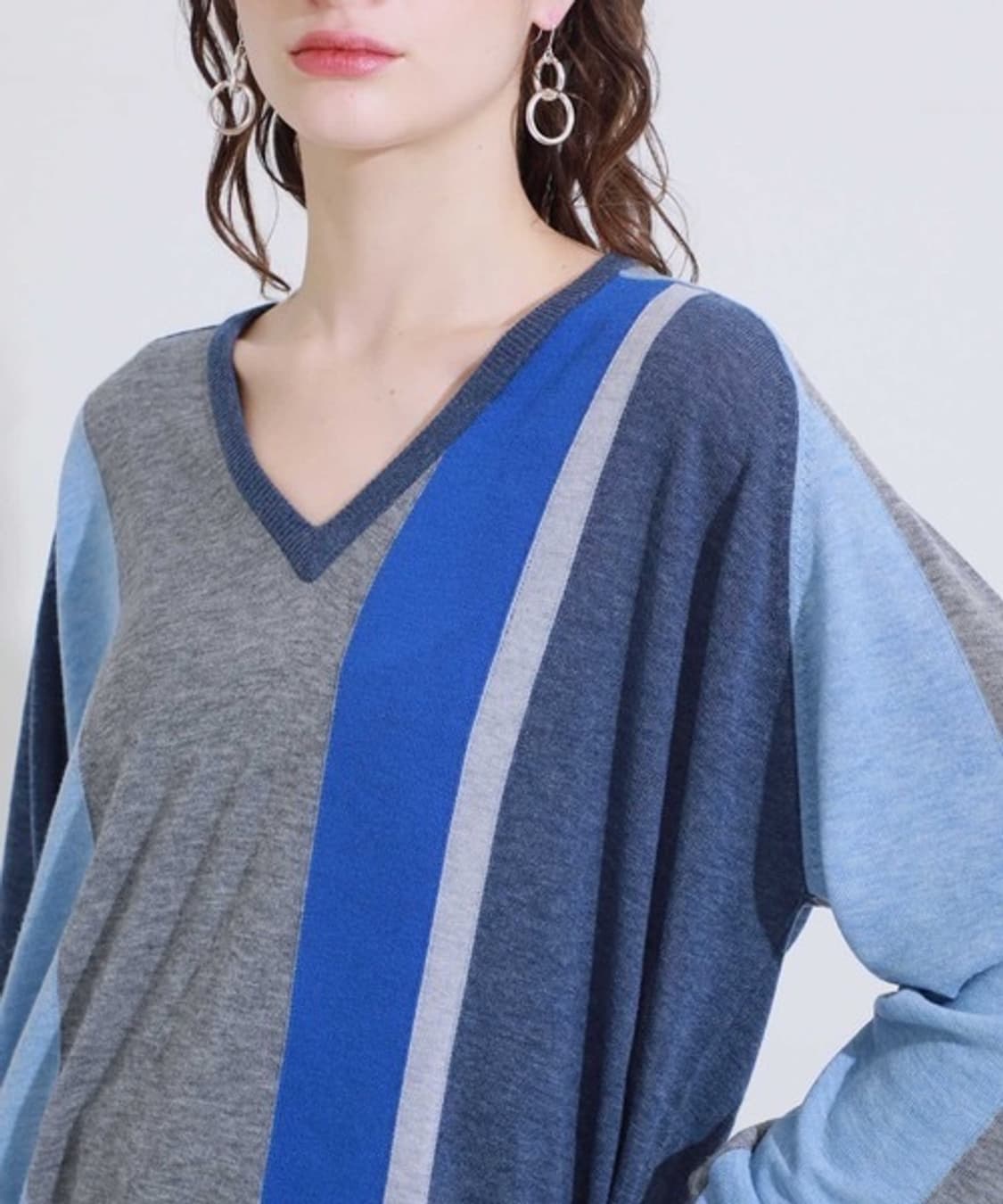 토가 풀라 하이넥 스트라이프 니트 상품이미지6