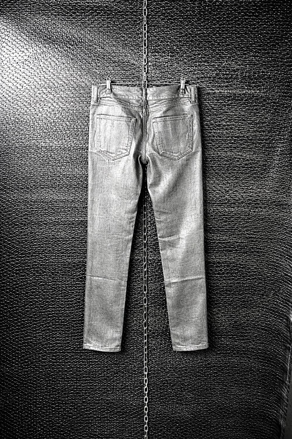 생로랑 18SS 실버 코팅진 상품이미지2