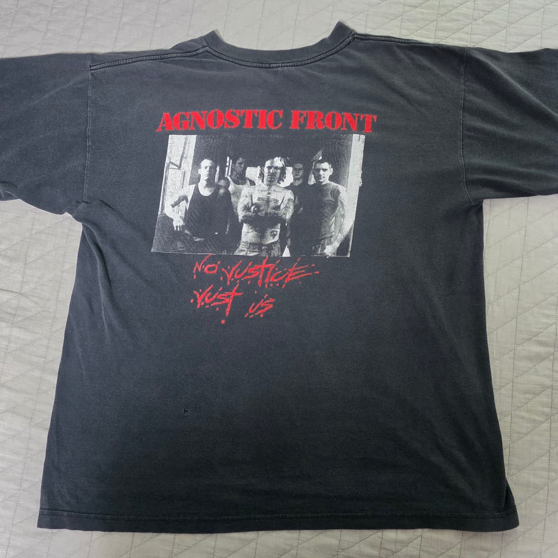 [XL] 90s 아그노스틱 프론트 빈티지 밴드티 상품이미지2