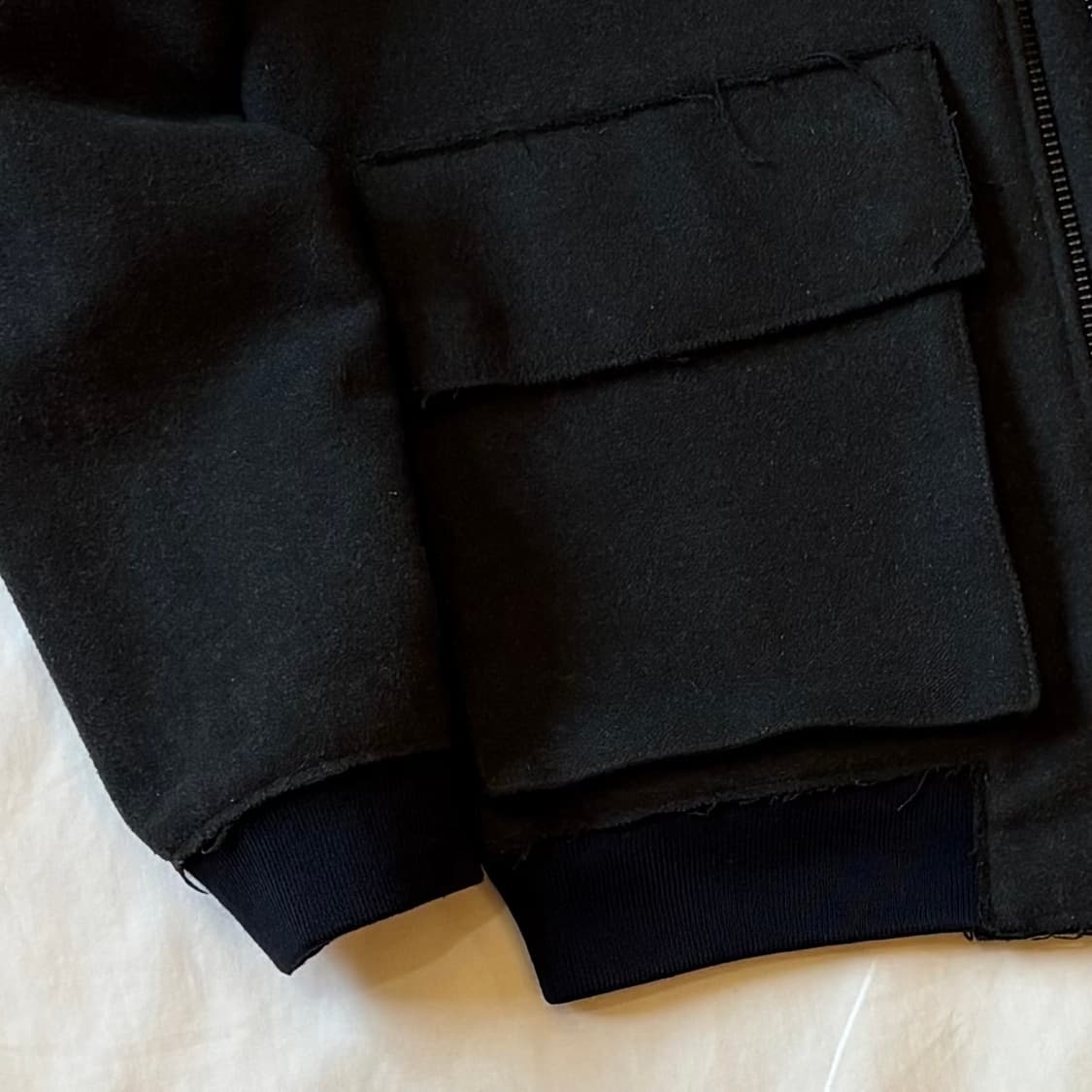 [100-102] DKNY 다크 올리브드랩 2way 봄버 자켓 상품이미지4