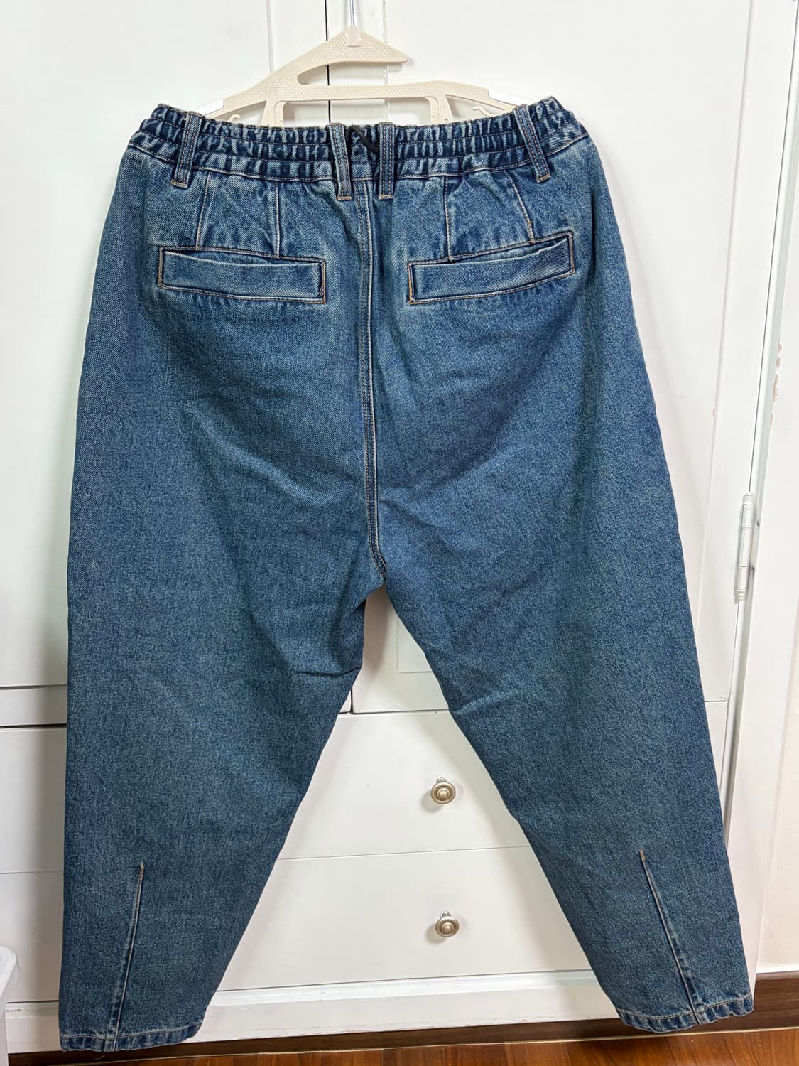 [지오송지오] 원턱 코쿤 데님 팬츠 82 상품이미지2