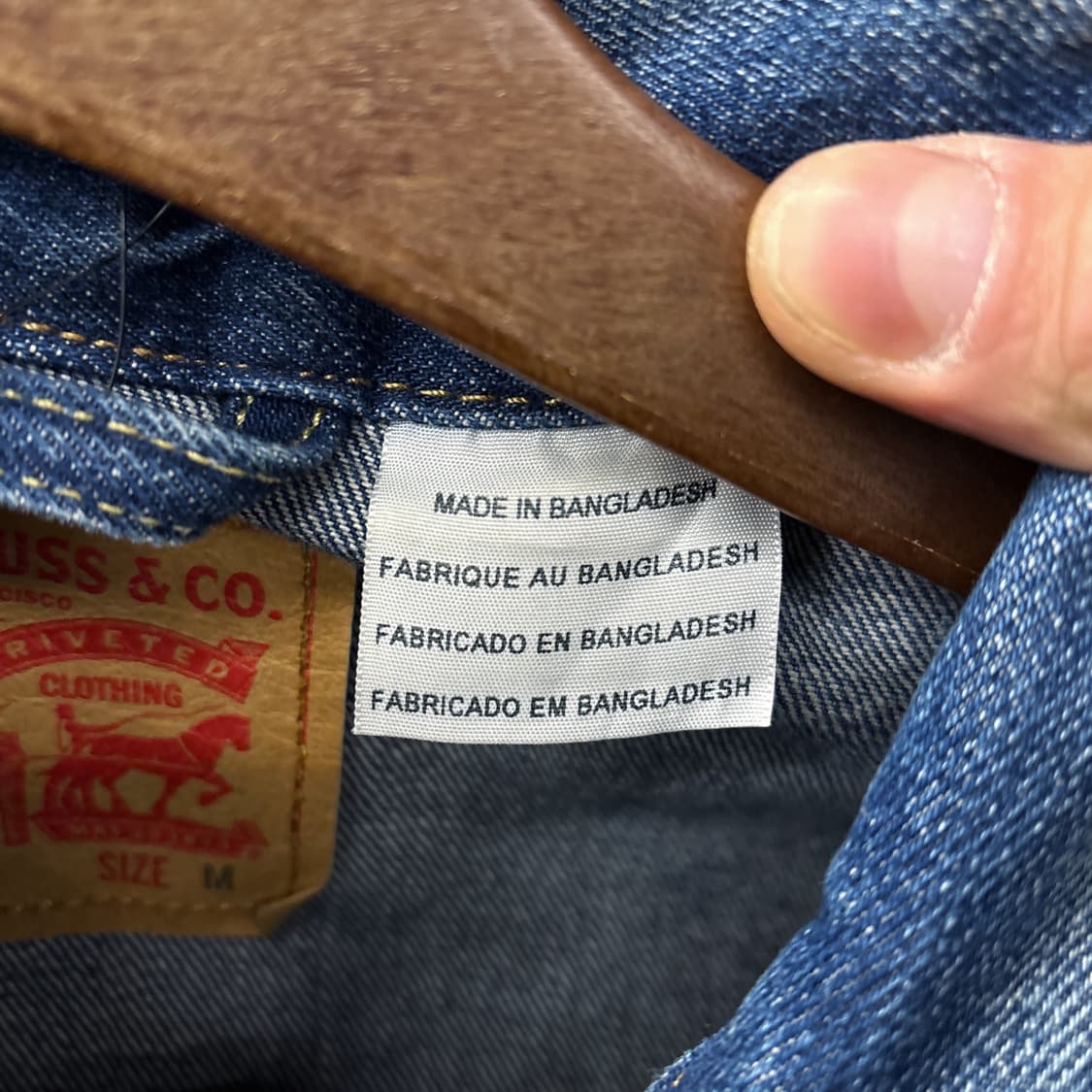 리바이스 빈티지 페이딩 72334 타입3 트러커 데님자켓 N920 상품이미지8