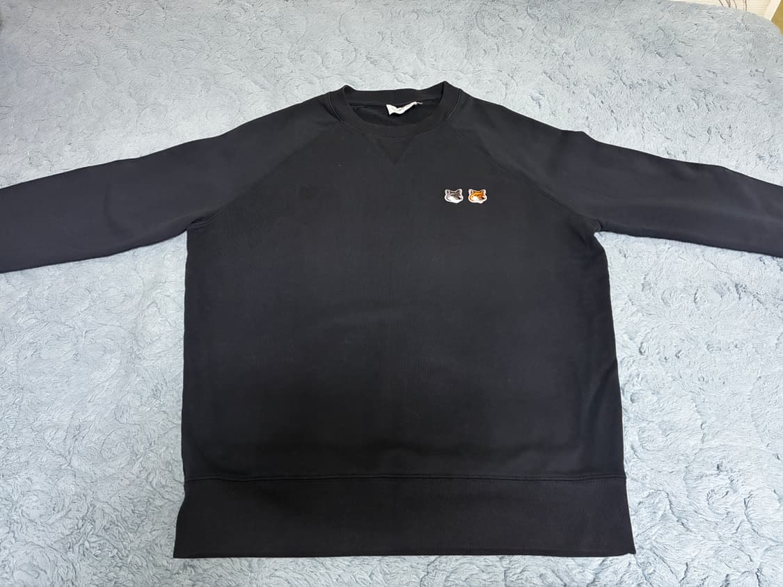 메종키츠네 진한네이비 맨투맨 L  상품이미지1