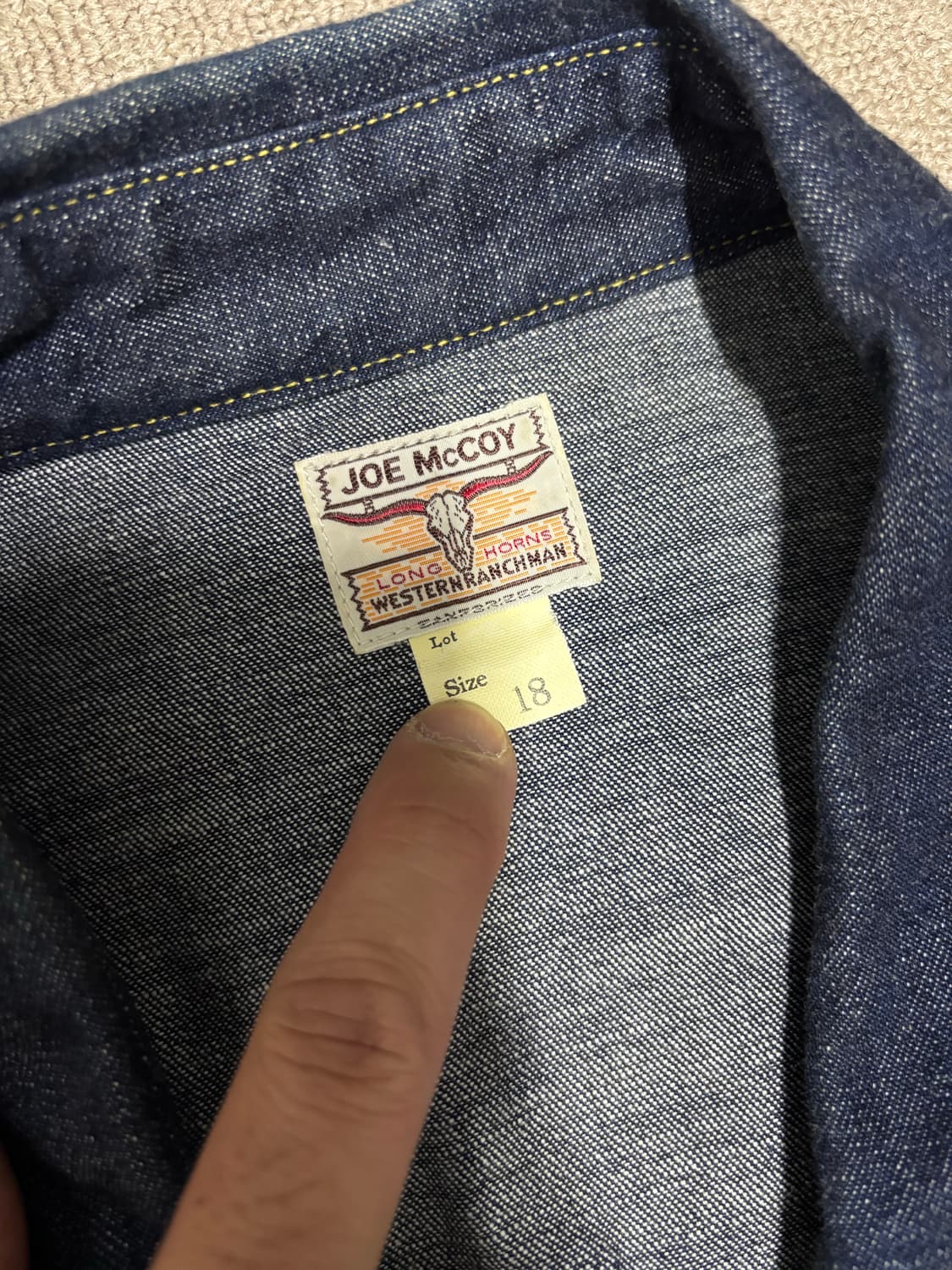 리얼맥코이 웨스턴 셔츠 XL 상품이미지3