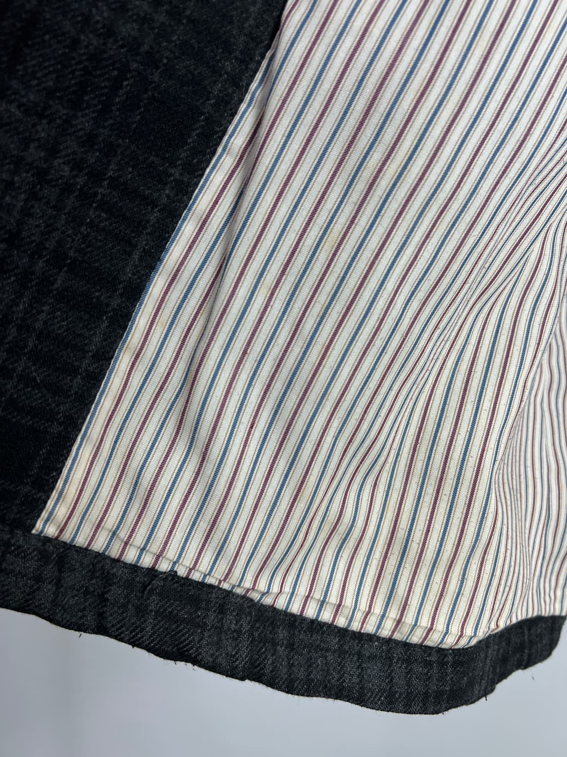 MANHATTAN TRANSFER 울 혼방 체크 더블 자켓 상품이미지8