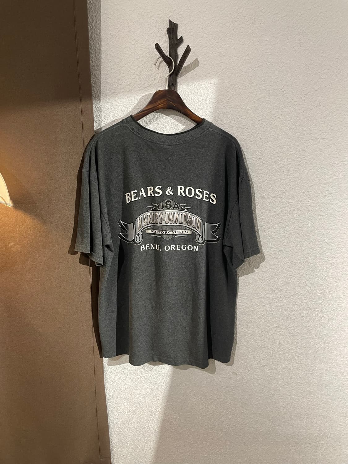 XL] 빈티지 할리데이비슨 헨리넥 포켓 반팔 티셔츠 (BEARS & RO 상품이미지5