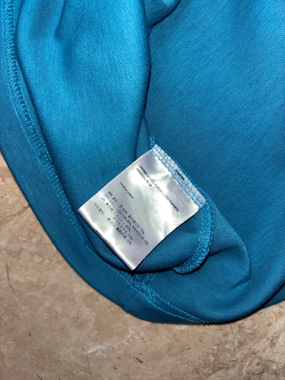 하자없음) 앤더슨벨 스툴 유니섹스 스툴 패치 로고 티셔츠 XL 상품이미지4