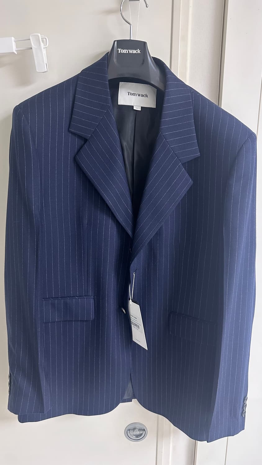 토니웩 25ss STRIPED WOOL OVERSIZED TAILORED 상품이미지2