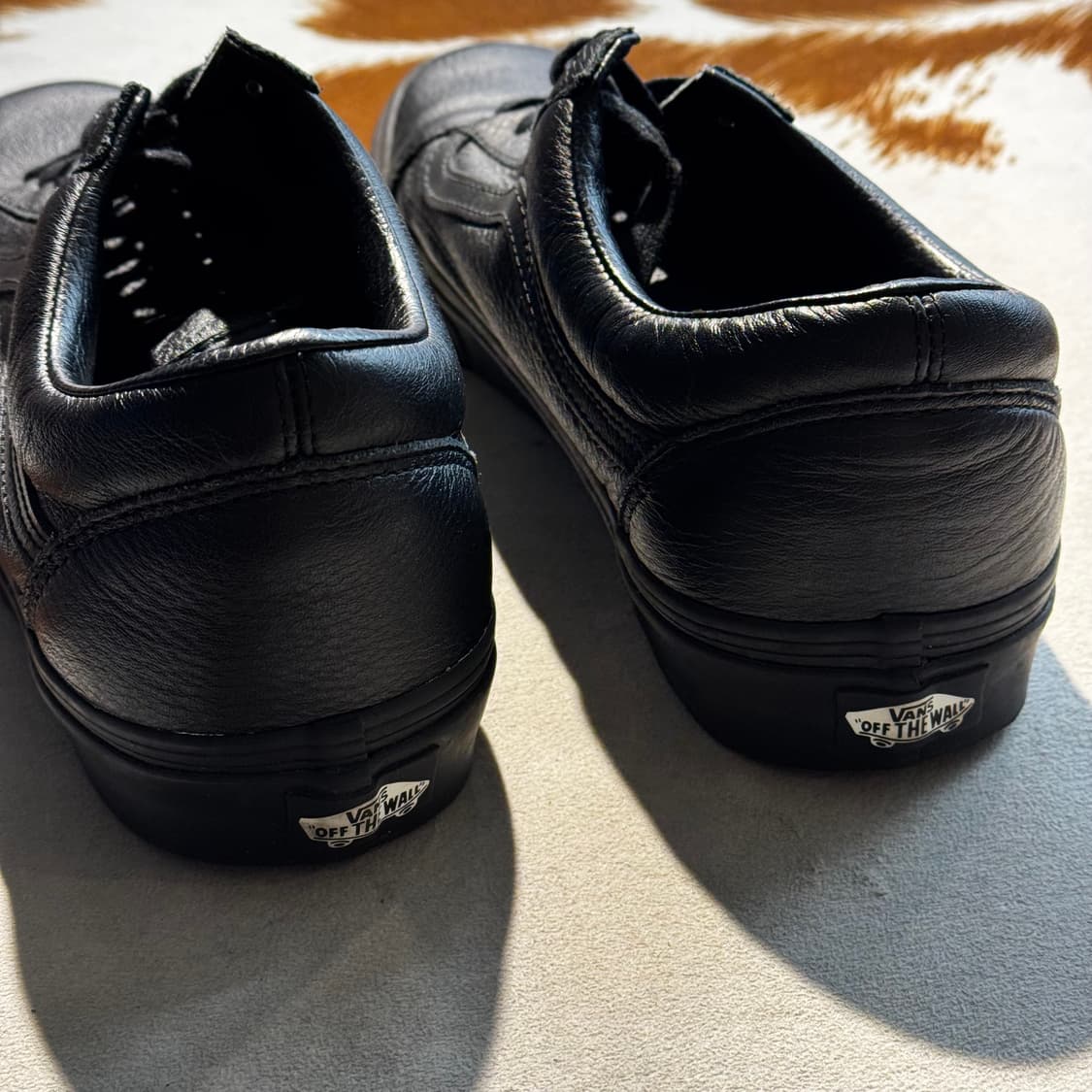 반스 올드스쿨 레더 블랙 (295) 상품이미지4