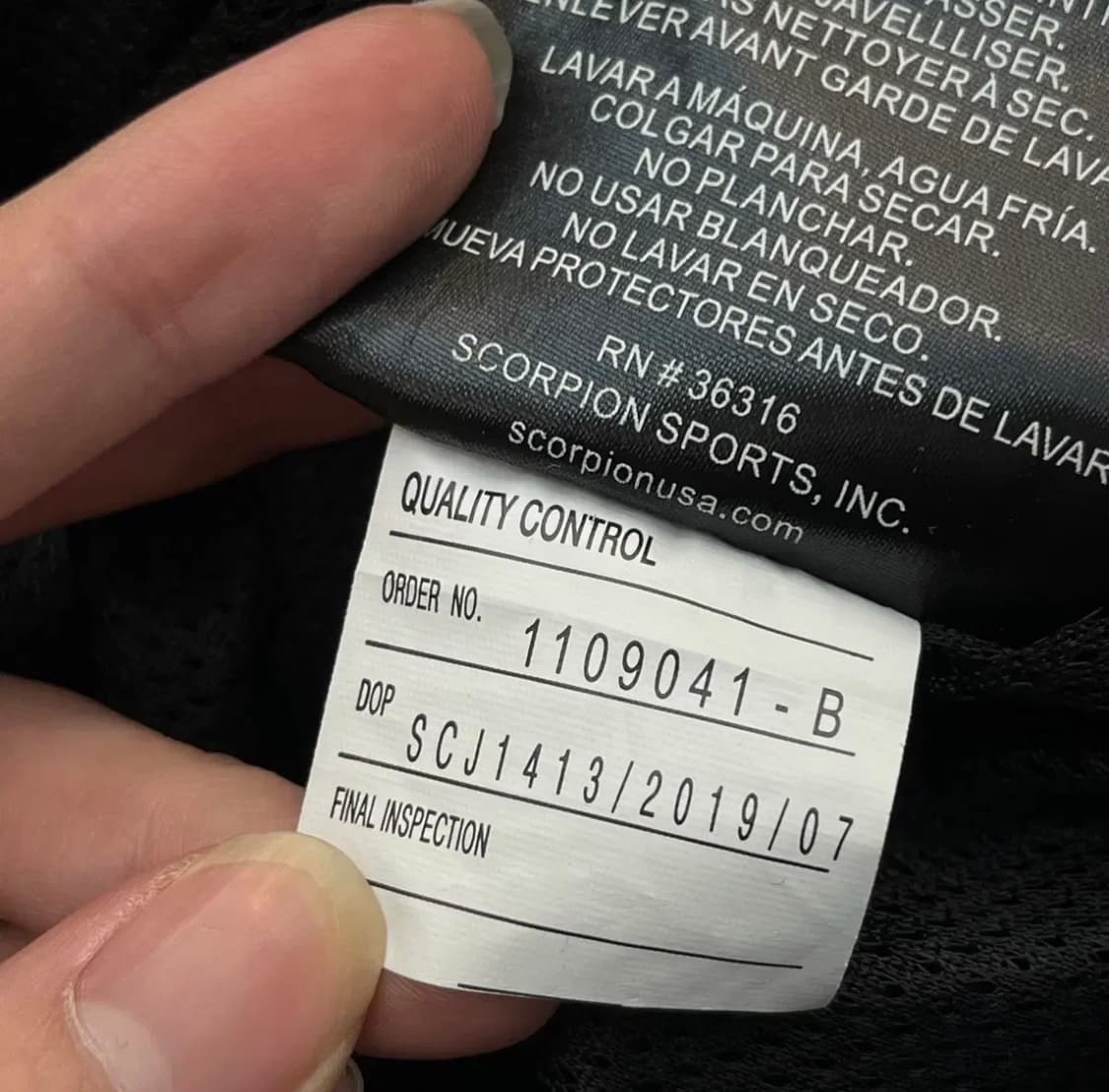 스콜피온 남성 바이커 자켓 (3XL) 상품이미지6