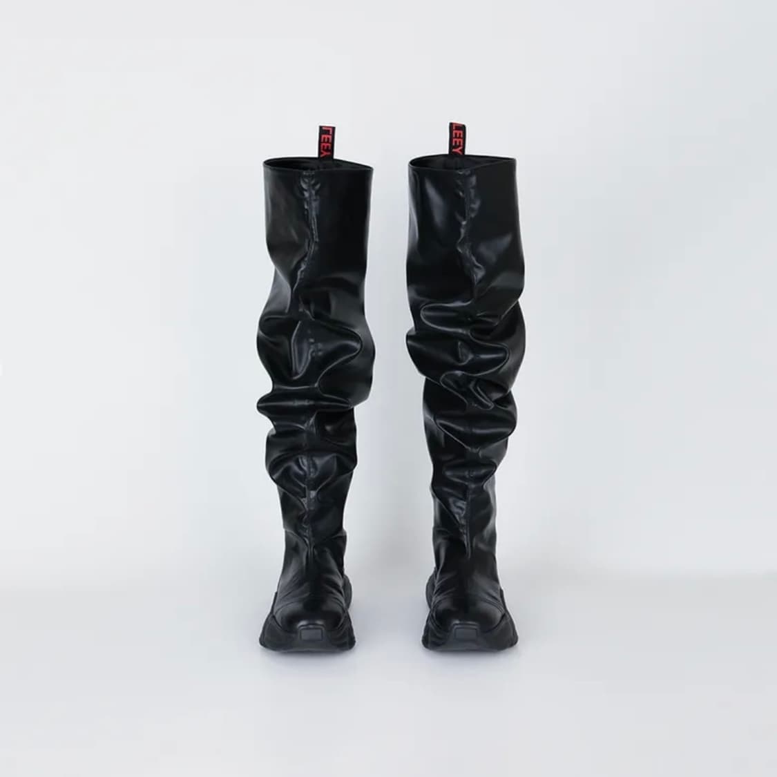 leey 엘이이와이 플랫폼 하이 롱 부츠 상품이미지2