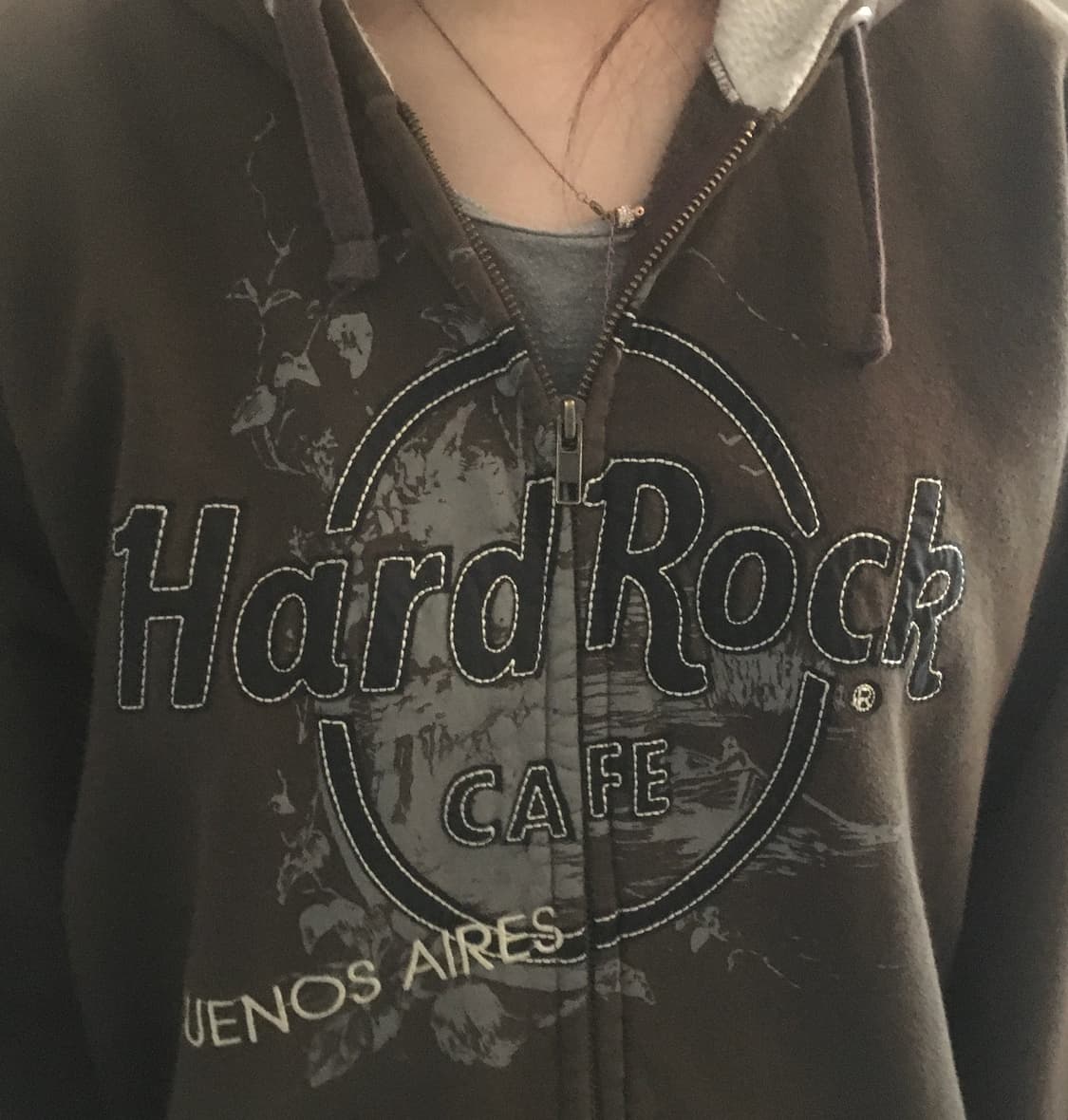 하드락카페 빈티지 후드집업 상품이미지1