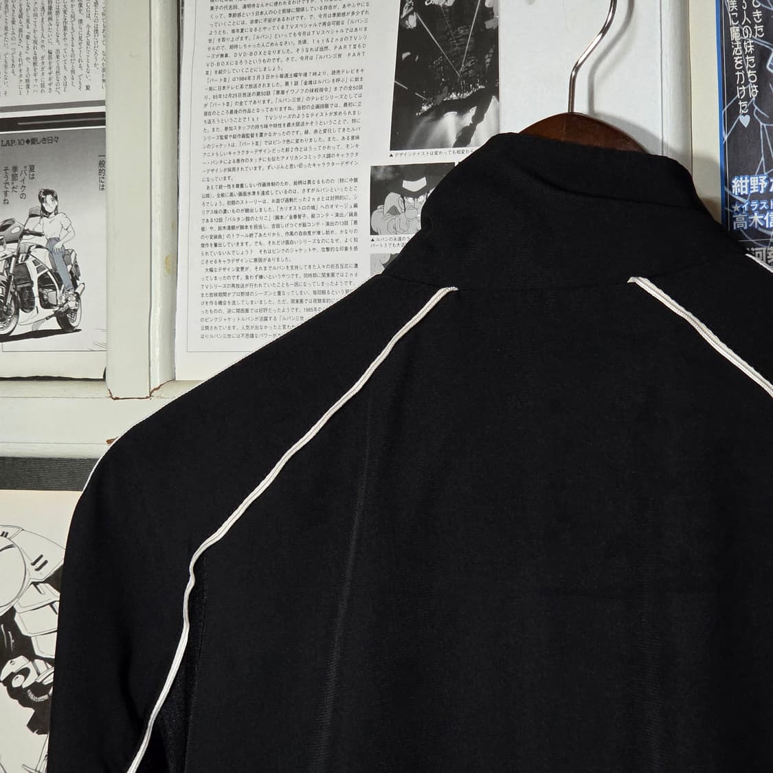 아디다스 블랙 삼선 라인 바람막이 상품이미지7