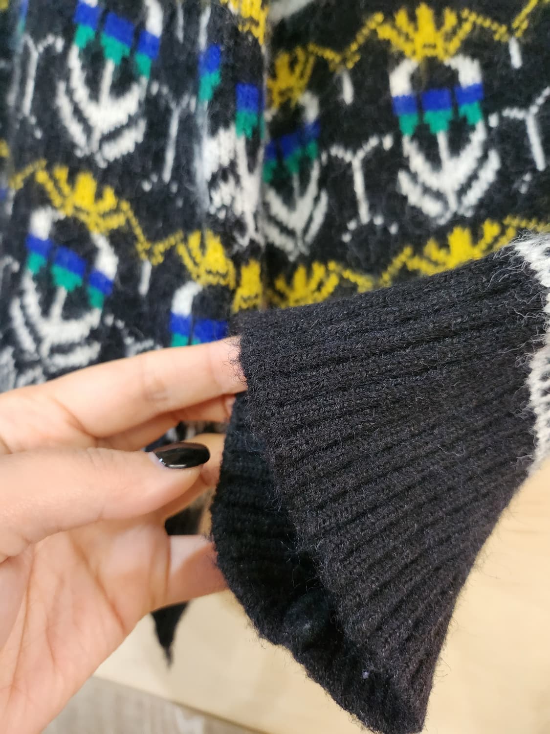 642) 여성 패턴 니트 상품이미지4