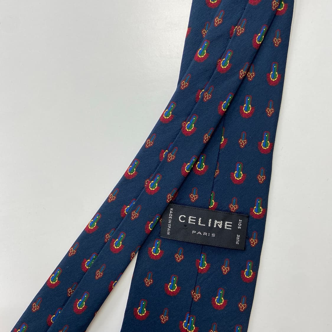 셀린느(CELINE) 심플로고 정품 명품 넥타이 상품이미지6