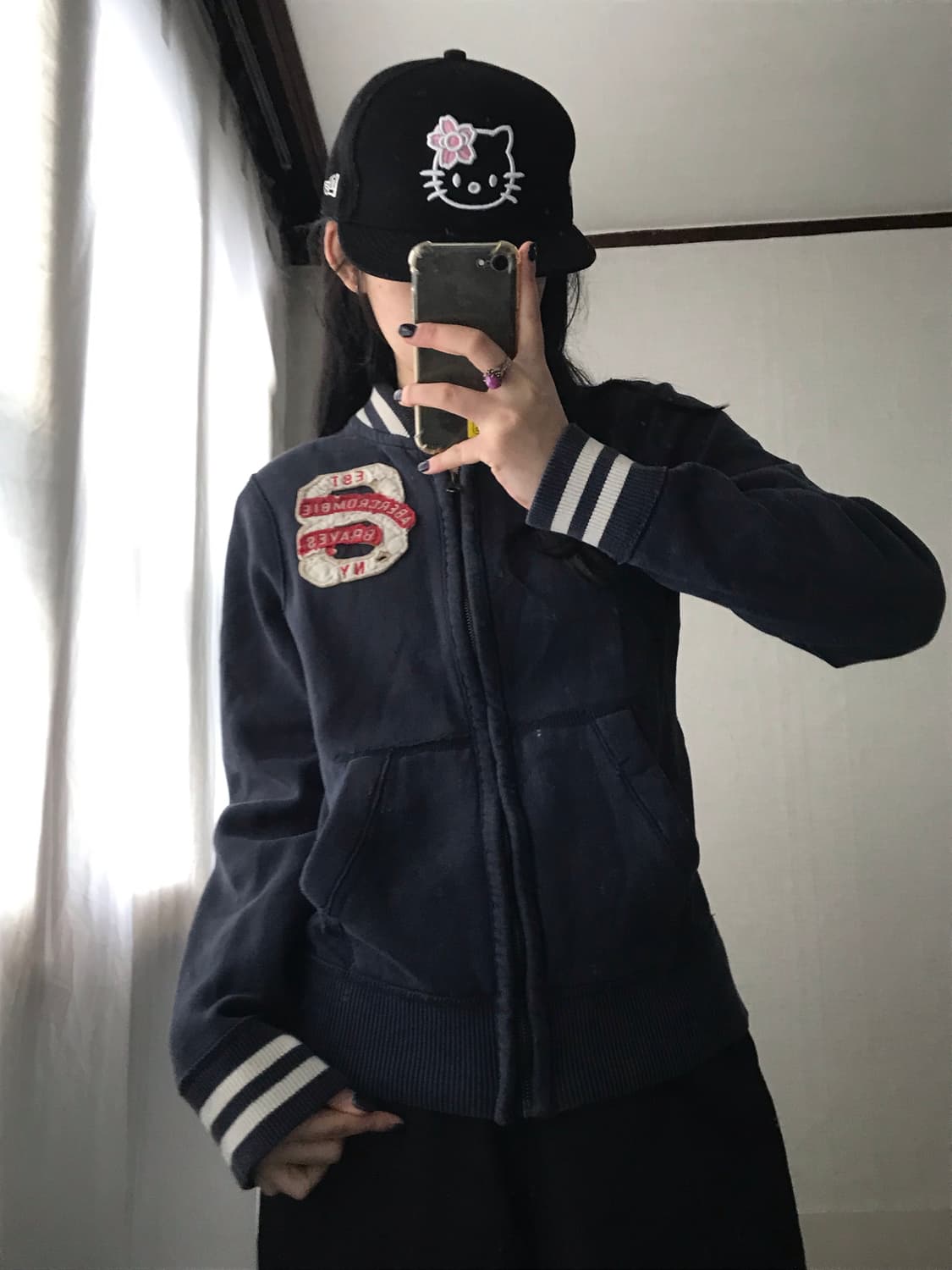 아베크롬비 네이비 면집업 상품이미지1