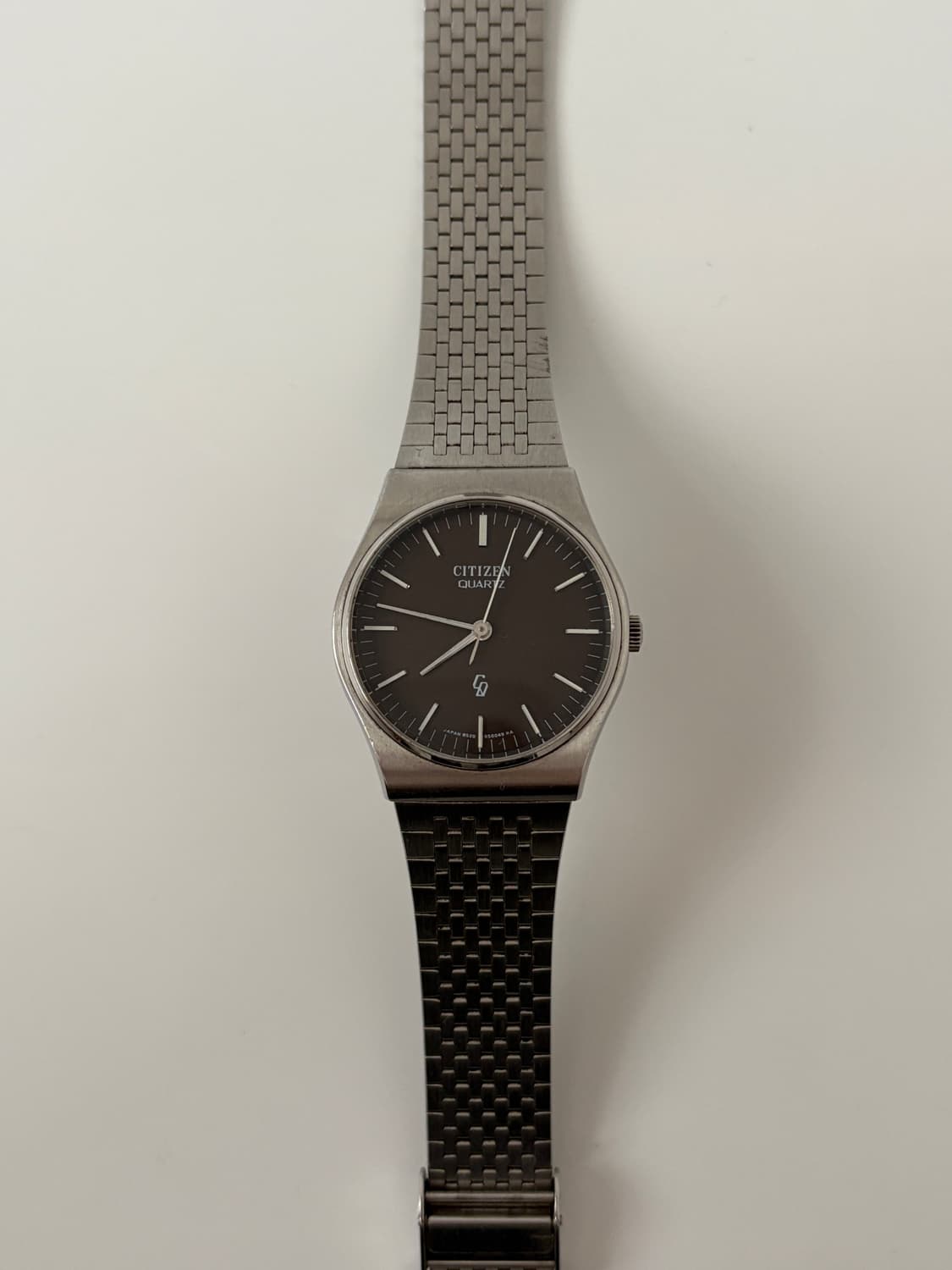 80s CQ brown dial silver quartz 상품이미지3