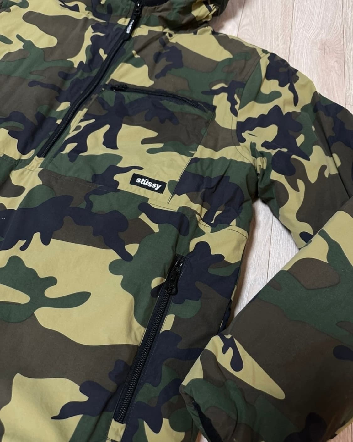 스투시 카모 패딩아노락 (M/상태굿) 상품이미지3