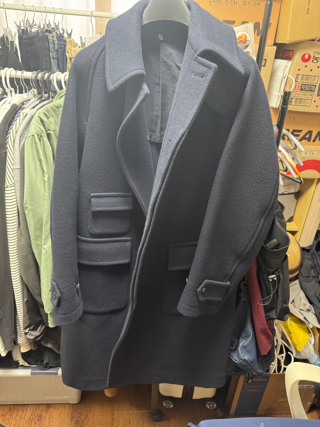 캡틴선샤인 19AW 트래블러코트 네이비 40 상품이미지1