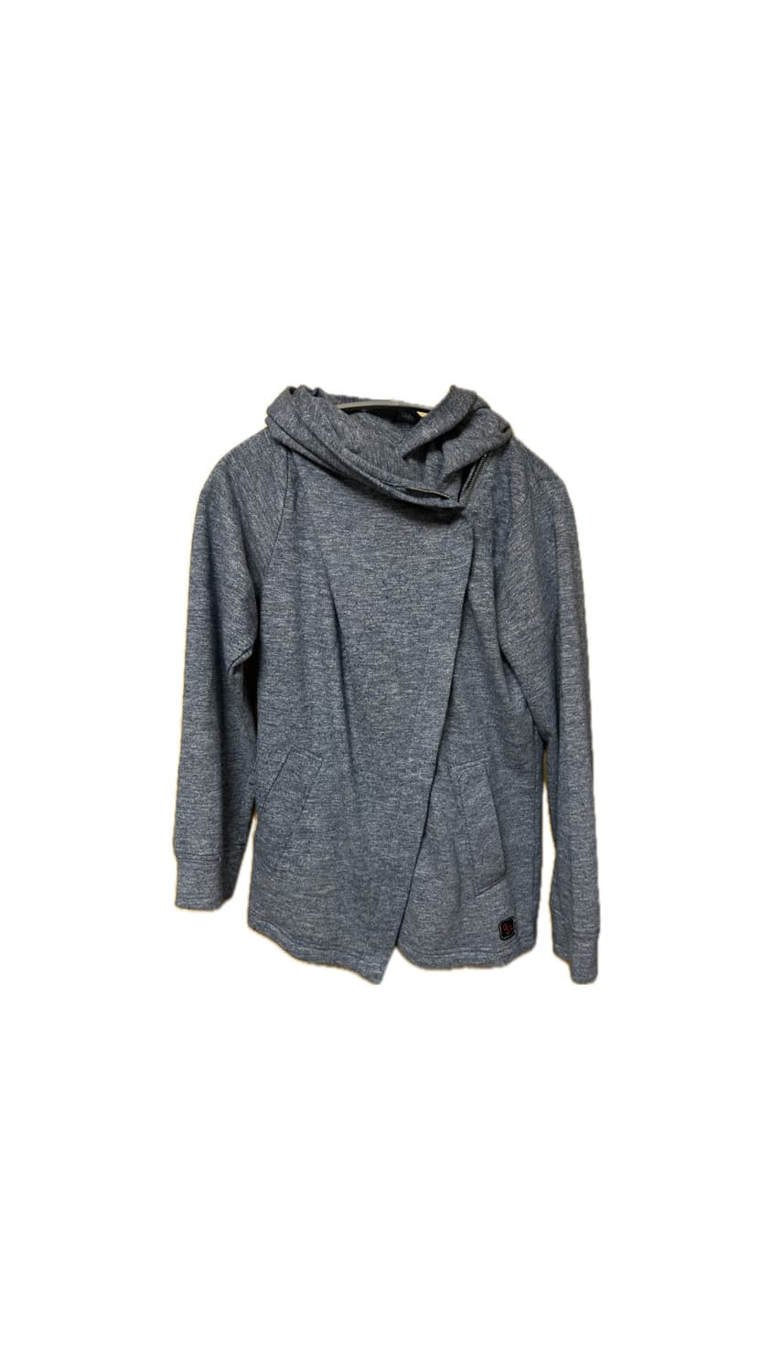 빈티지 사선 니트 집업 상품이미지1