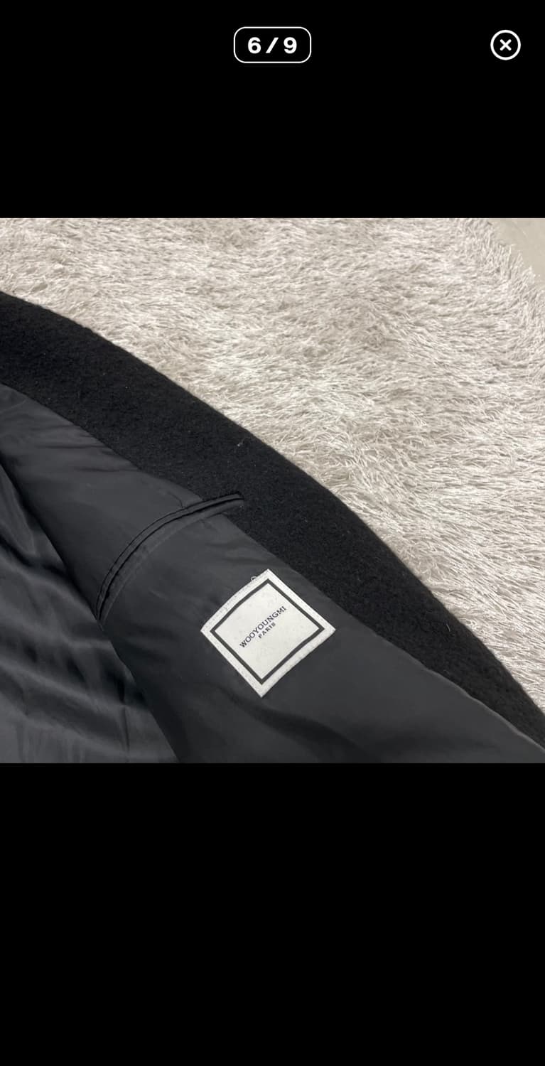 우영미 부클 더블 롱코트 48 상품이미지6