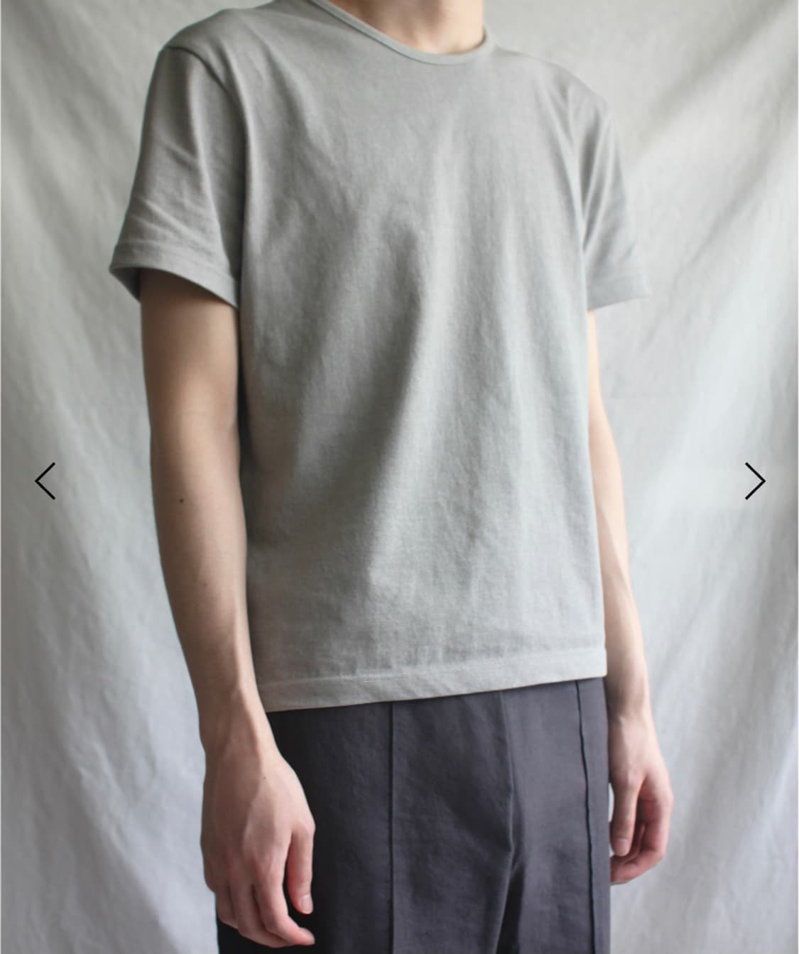 Brev t-shirt 그레이 상품이미지2