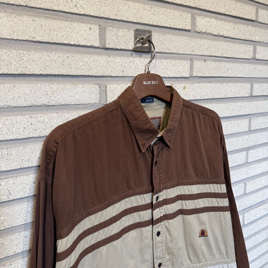 USA VINTAGE 스트라이프 배색 셔츠 상품이미지3