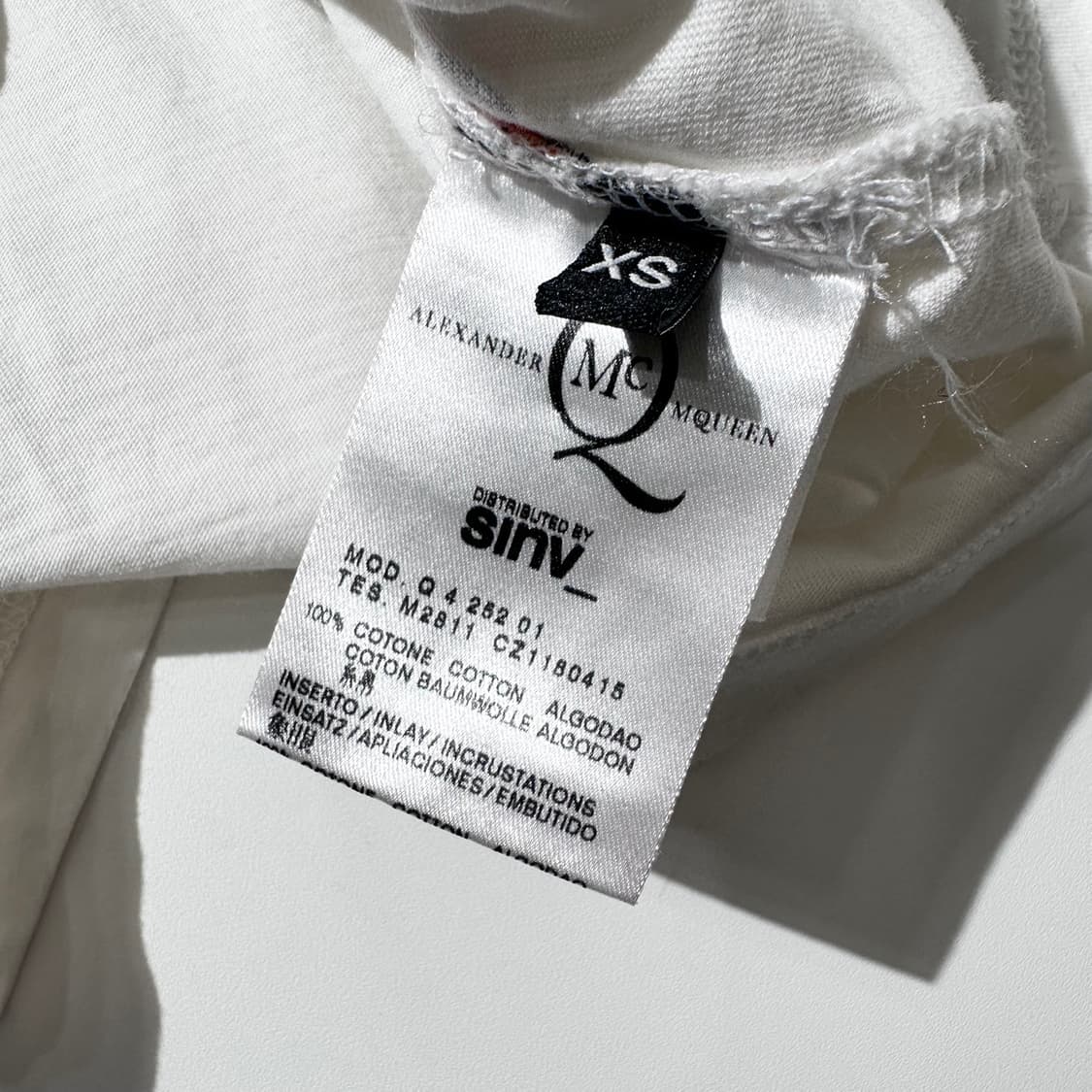 (매장판) 알렉산더 맥퀸 앵커리지 반팔 티셔츠 상품이미지6