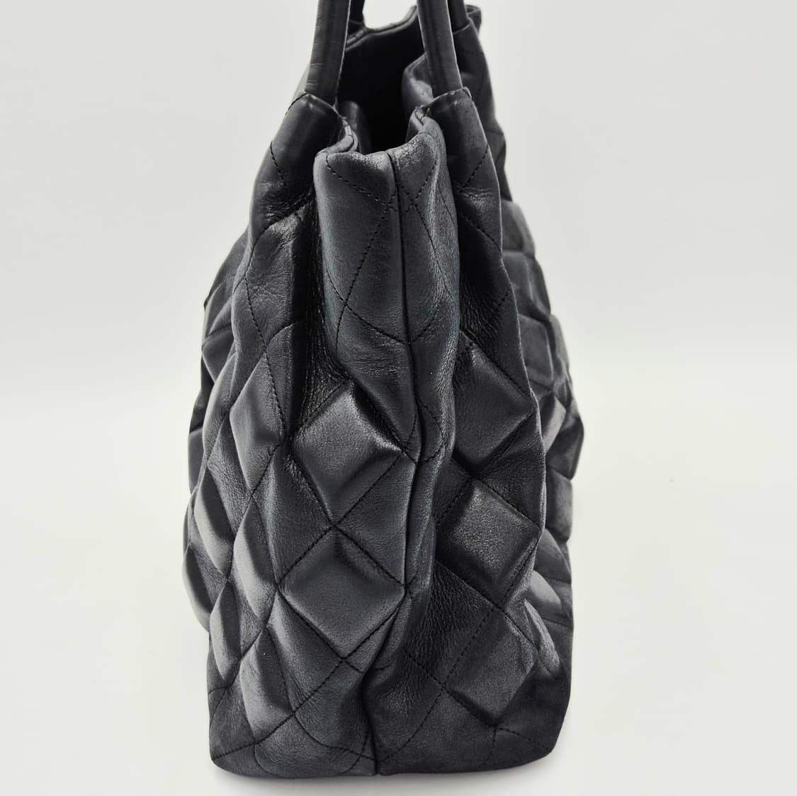 샤넬 큐브 퀼팅 슬론 스퀘어 토트 쇼퍼백 상품이미지3